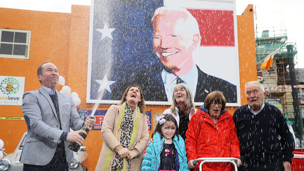 Families celebrate Biden in Mayo
